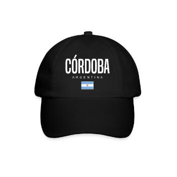 Córdoba Argentinien Argentinier - Baseballkappe - Schwarz/Schwarz - Vorne