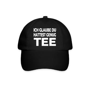 Tee - Baseballkappe - Schwarz/Schwarz - Vorne