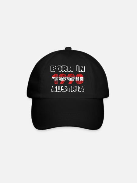 1990 - Baseballkappe - Schwarz/Schwarz