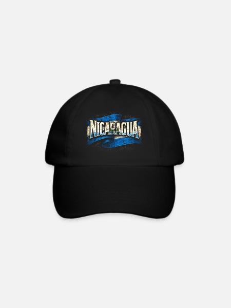Nicaragua Nicaragisch - Baseballkappe - Schwarz/Schwarz