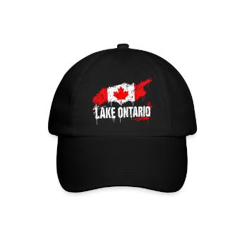 Take Ontario Graffiti Flag - Baseballkappe - Schwarz/Schwarz - Vorne