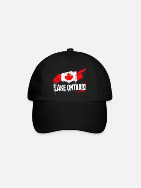 Take Ontario Graffiti Flag - Baseballkappe - Schwarz/Schwarz