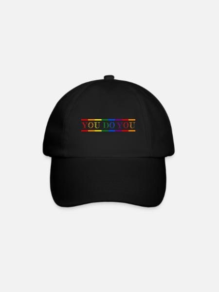 You do you - be proud, be yourself! - Baseballkappe - Schwarz/Schwarz