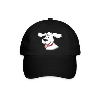 TKKG Gabys Hund Oskar - Baseballkappe - Schwarz/Schwarz - Vorne