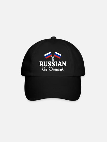 Russisch Übersetzer Russisch Dolmetscher - Baseballkappe - Schwarz/Schwarz