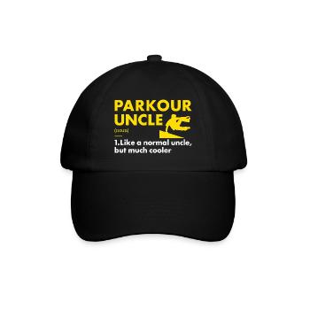 Traceur Uncle Definition Parkour - Baseballkappe - Schwarz/Schwarz - Vorne