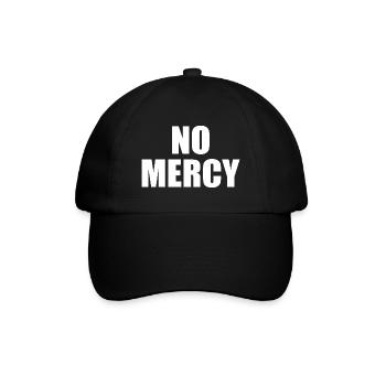 No mercy - Baseballkappe - Schwarz/Schwarz - Vorne