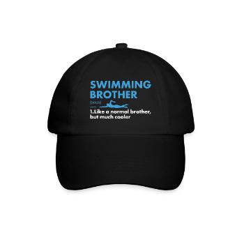 Sport Brother Swimming - Baseballkappe - Schwarz/Schwarz - Vorne
