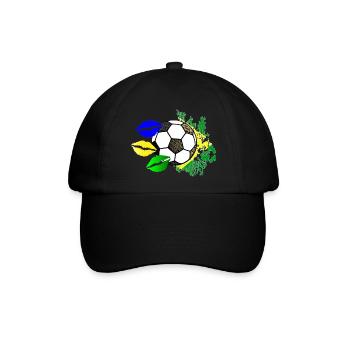 Kiss Football (Brazil) 02 - Baseballkappe - Schwarz/Schwarz - Vorne