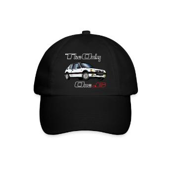 1.6 1984 1985 1986 Weiß - Baseballkappe - Schwarz/Schwarz - Vorne