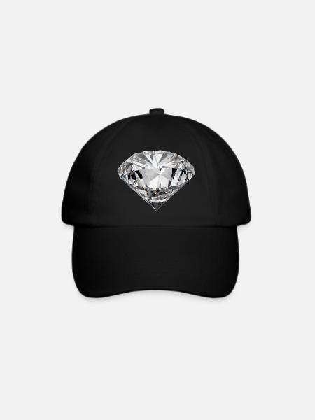 Diamant - Baseballkappe - Schwarz/Schwarz
