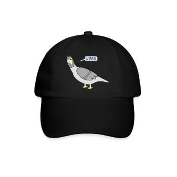 Stadttauben GURU - Baseballkappe - Schwarz/Schwarz - Vorne