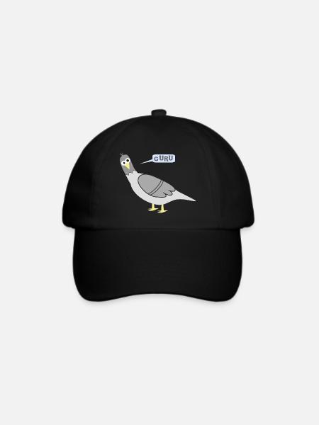 Stadttauben GURU - Baseballkappe - Schwarz/Schwarz