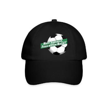 Hopp Sangallä ! Hopp St.Gallen - Baseballkappe - Schwarz/Schwarz - Vorne