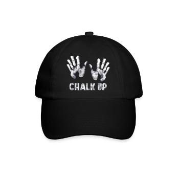 Bouldern Climbing Klettern - Baseballkappe - Schwarz/Schwarz - Vorne