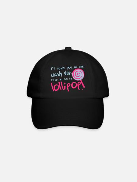 Lollipop - Baseballkappe - Schwarz/Schwarz