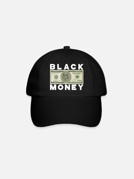 BLACK MONEY - Baseballkappe - Schwarz/Schwarz