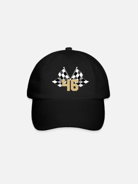 Motorsport No. 46 Moto - Baseballkappe - Schwarz/Schwarz