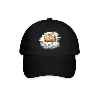 µ-mel - Baseballkappe - Schwarz/Schwarz - Vorne