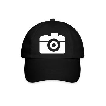 photographie movie camera - Baseballkappe - Schwarz/Schwarz - Vorne