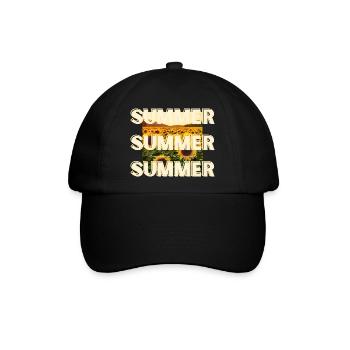 Summer - Baseballkappe - Schwarz/Schwarz - Vorne