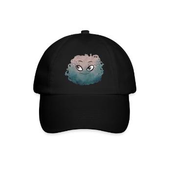 Kleines Pelota Monster n°2 - Baseballkappe - Schwarz/Schwarz - Vorne
