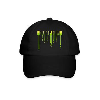 dump him Zitat Logo - Baseballkappe - Schwarz/Schwarz - Vorne