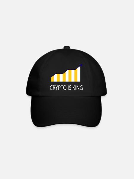 Bitcoin Trading Crypto Aktien - Baseballkappe - Schwarz/Schwarz