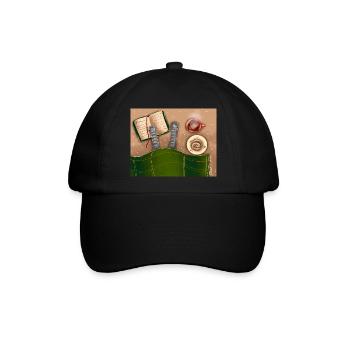 Perfekter Tag - Baseballkappe - Schwarz/Schwarz - Vorne