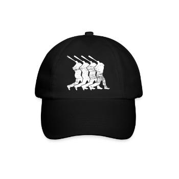 Baseballspieler - Baseballkappe - Schwarz/Schwarz - Vorne