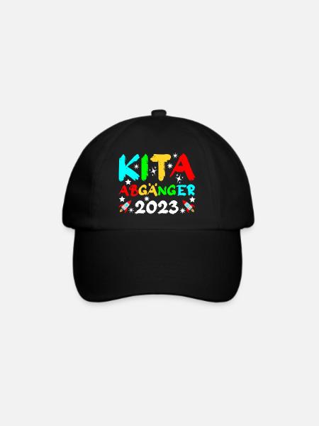 Kita Abgänger 2023 - Baseballkappe - Schwarz/Schwarz