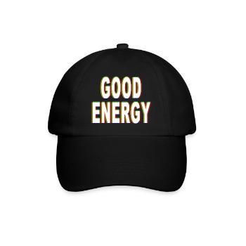 Good Energy Rainbow - Baseballkappe - Schwarz/Schwarz - Vorne