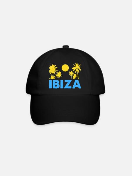 ibiza - Baseballkappe - Schwarz/Schwarz