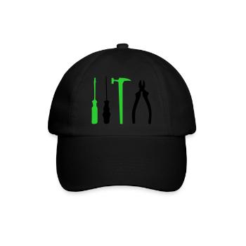 werkzeug - Baseballkappe - Schwarz/Schwarz - Vorne