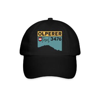 Olperer Nordgrat Brücke Überschreitung Wanderung - Baseballkappe - Schwarz/Schwarz - Vorne