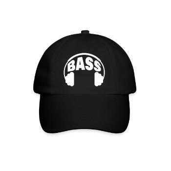 BASS - Baseballkappe - Schwarz/Schwarz - Vorne