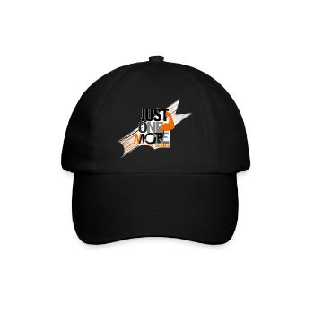 noch eine Serie - Baseballkappe - Schwarz/Schwarz - Vorne