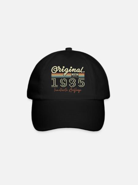 Original 1985 Vintage 1985 Geburtstag Retro 1985 - Baseballkappe - Schwarz/Schwarz