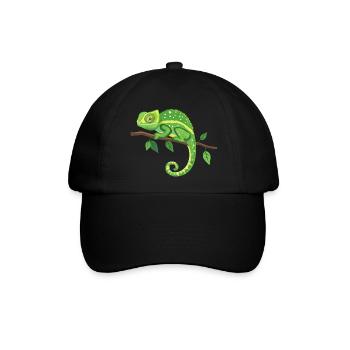 Kameleon - Baseballkappe - Schwarz/Schwarz - Vorne