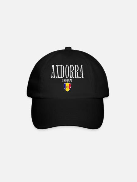 Ursprünglich aus Andorra, geboren in Andorra - Baseballkappe - Schwarz/Schwarz