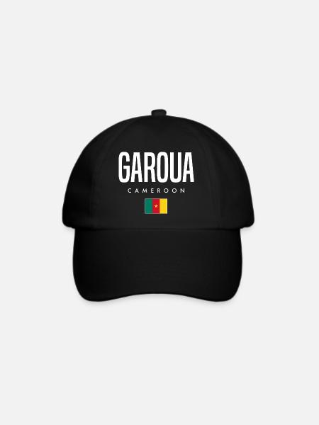 Garoua Kamerun Kameruner - Baseballkappe - Schwarz/Schwarz