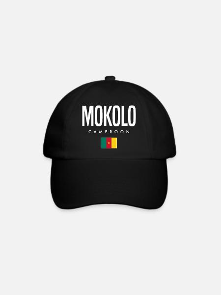 Mokolo Kamerun Kameruner - Baseballkappe - Schwarz/Schwarz