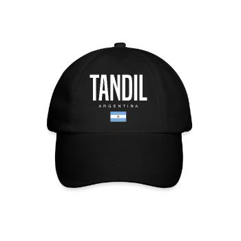 Tandil Argentinien Argentinier - Baseballkappe - Schwarz/Schwarz - Vorne