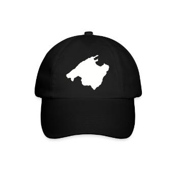 Malle Umriss - Baseballkappe - Schwarz/Schwarz - Vorne