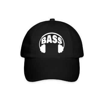 BASS - Baseballkappe - Schwarz/Schwarz - Vorne