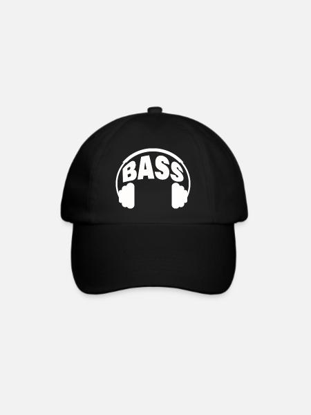 BASS - Baseballkappe - Schwarz/Schwarz