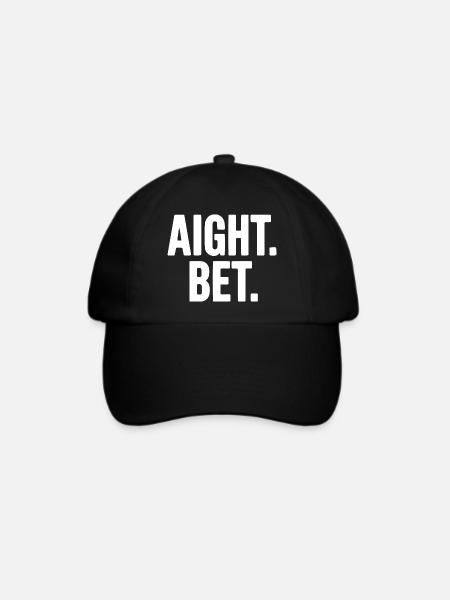 Alles klar. Wette. - Baseballkappe - Schwarz/Schwarz