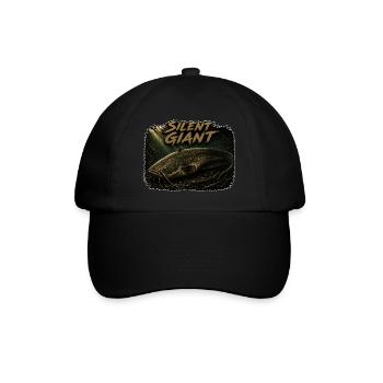 Welsfischangeln Silent Giant - Baseballkappe - Schwarz/Schwarz - Vorne