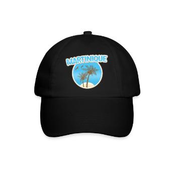 Strand Martinique - Baseballkappe - Schwarz/Schwarz - Vorne