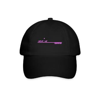 Reiten Pink Sun - Baseballkappe - Schwarz/Schwarz - Vorne